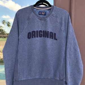 Penguin Blue "ORIGINAL" Pullover Sweatshirt M